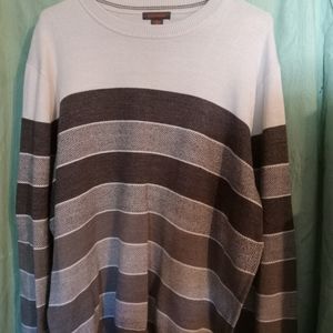 Brown striped sweater